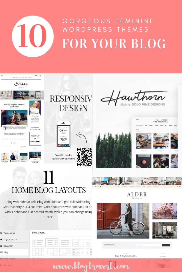 10 Gorgeous Feminine WordPress Themes For Lifestyle Blogs 5