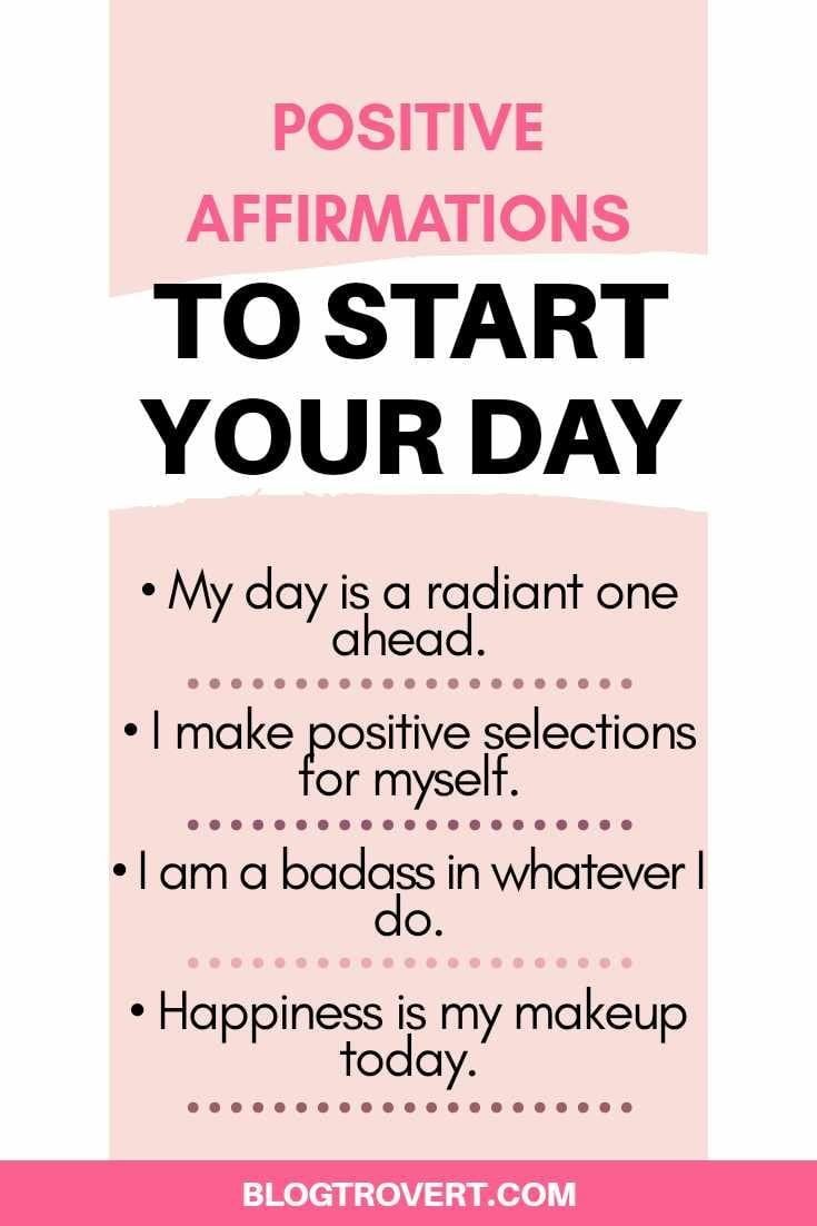 Powerful Positive affirmations