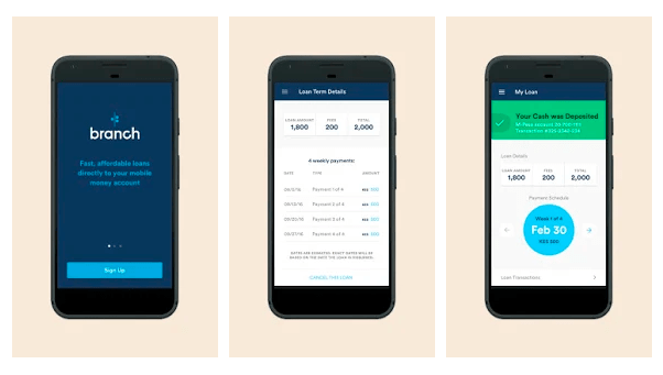Branch loan app