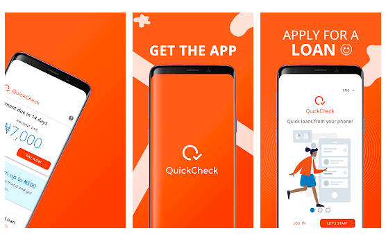 QuickCheck personal loan app