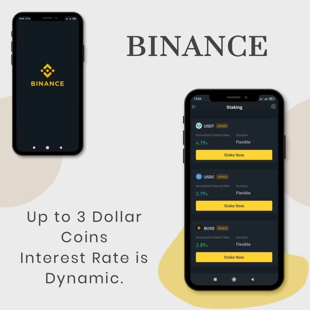 Save in dollars on nova on Binance 