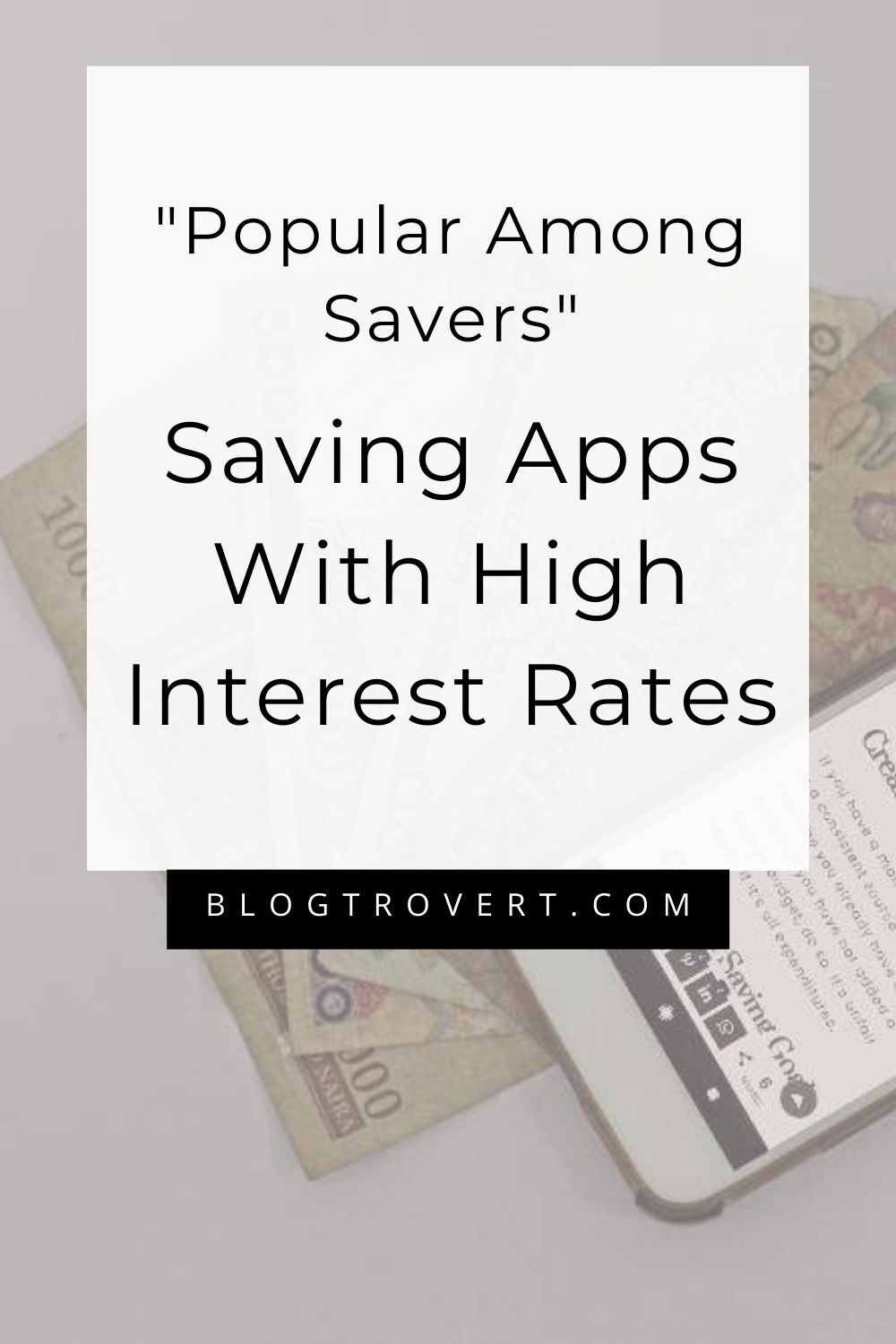 7 of the best saving apps in Nigeria with good interest rates 18