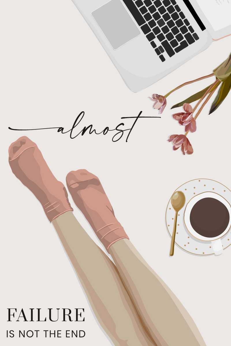 How My Blog Almost Failed; Don't Make The Same Mistake 1 Illustrated flatlay