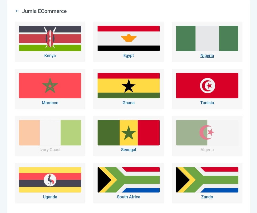 Jumia affiliate program countries