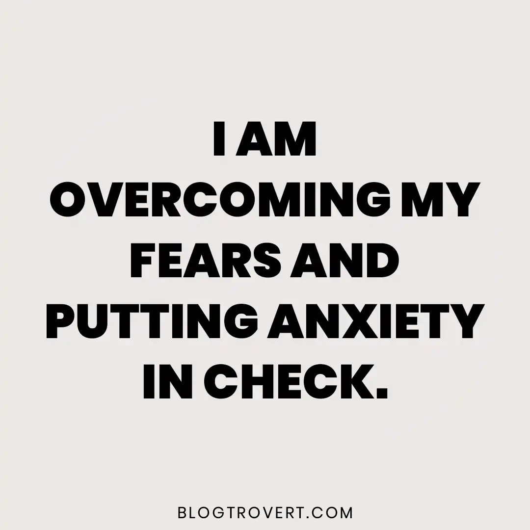 Positive affirmations for women with anxiety