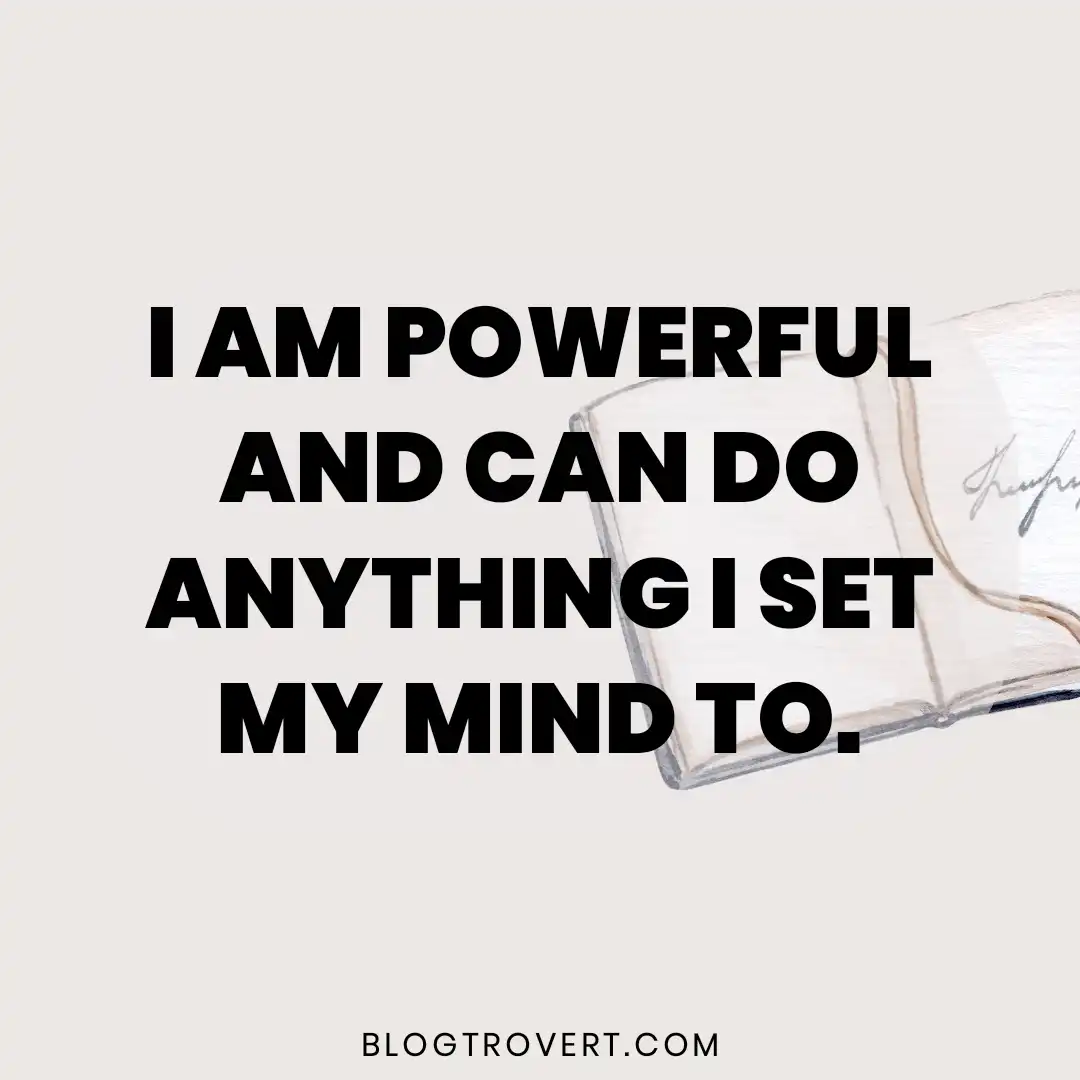 Powerful positive affirmations for women