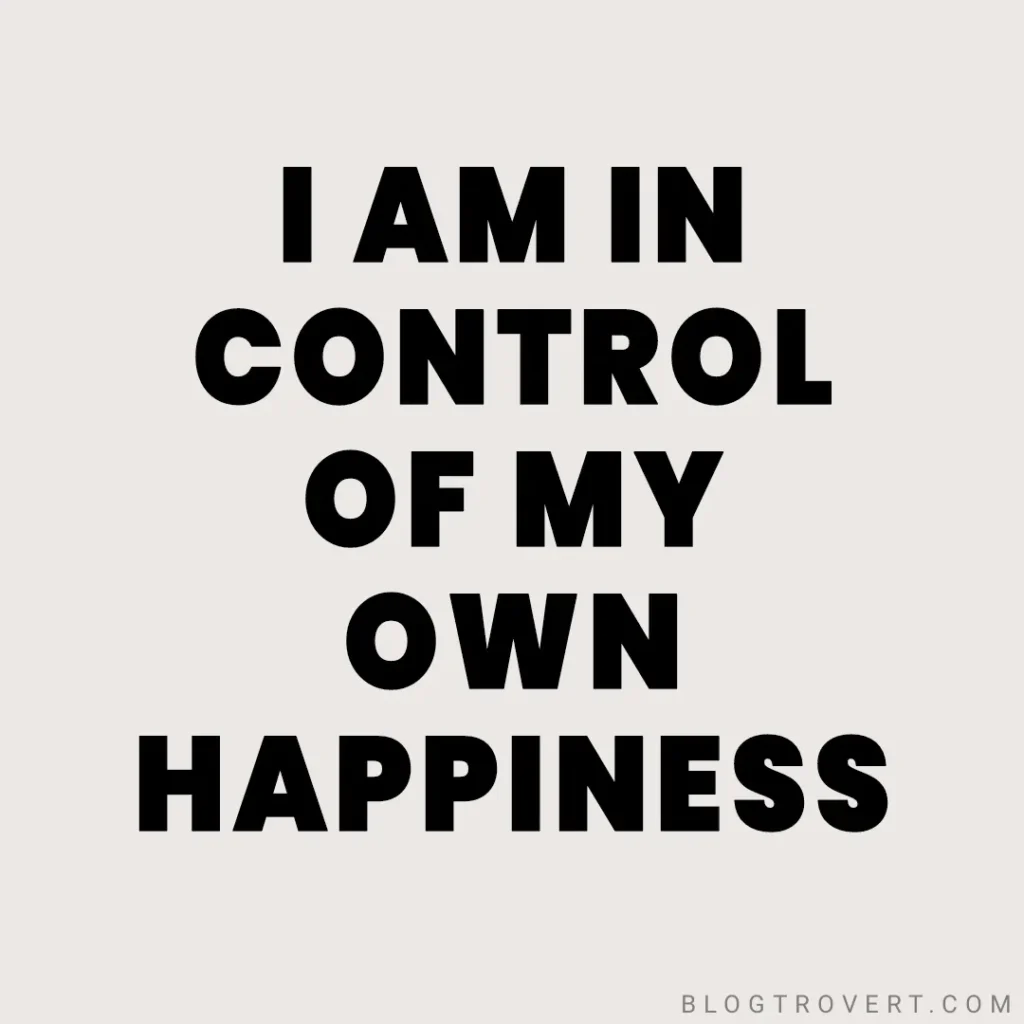 Happiness affirmation 