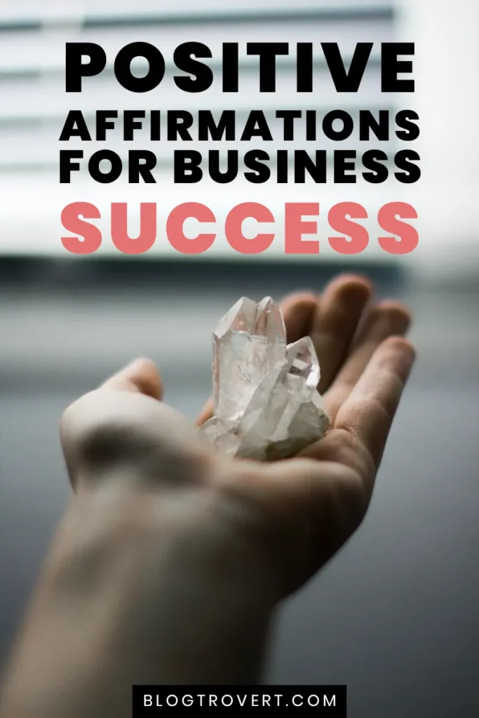Affirmations for business success