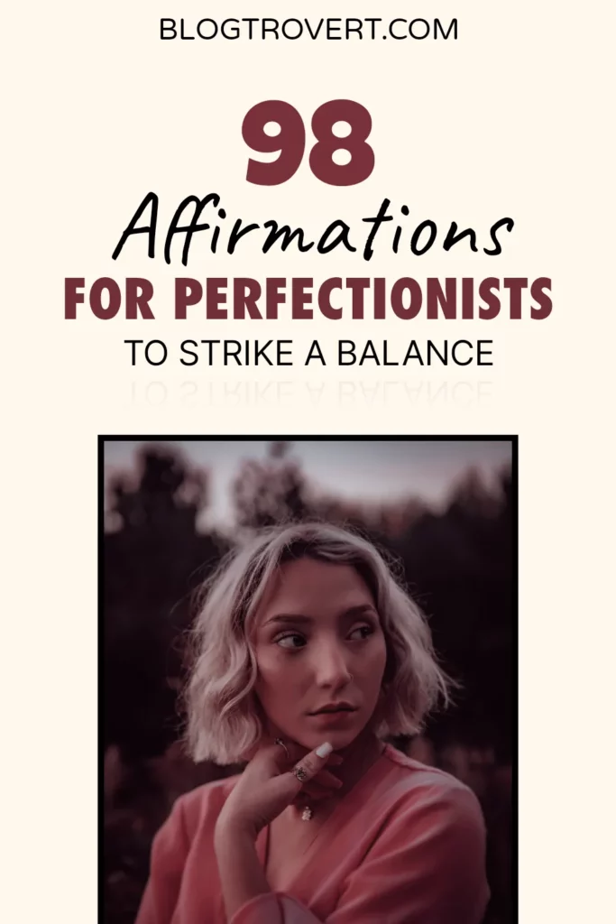 positive affirmations for perfectionists