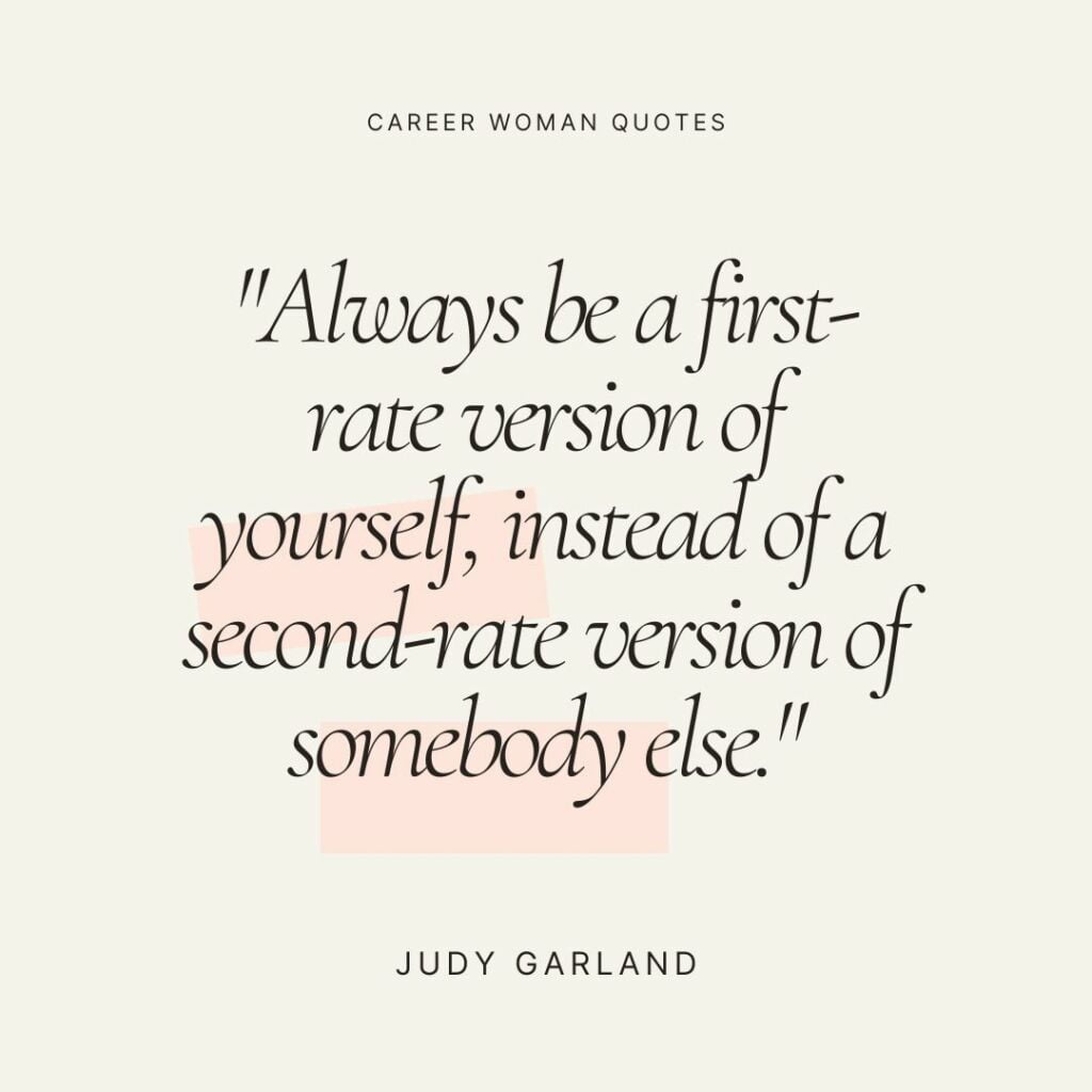 career woman quotes