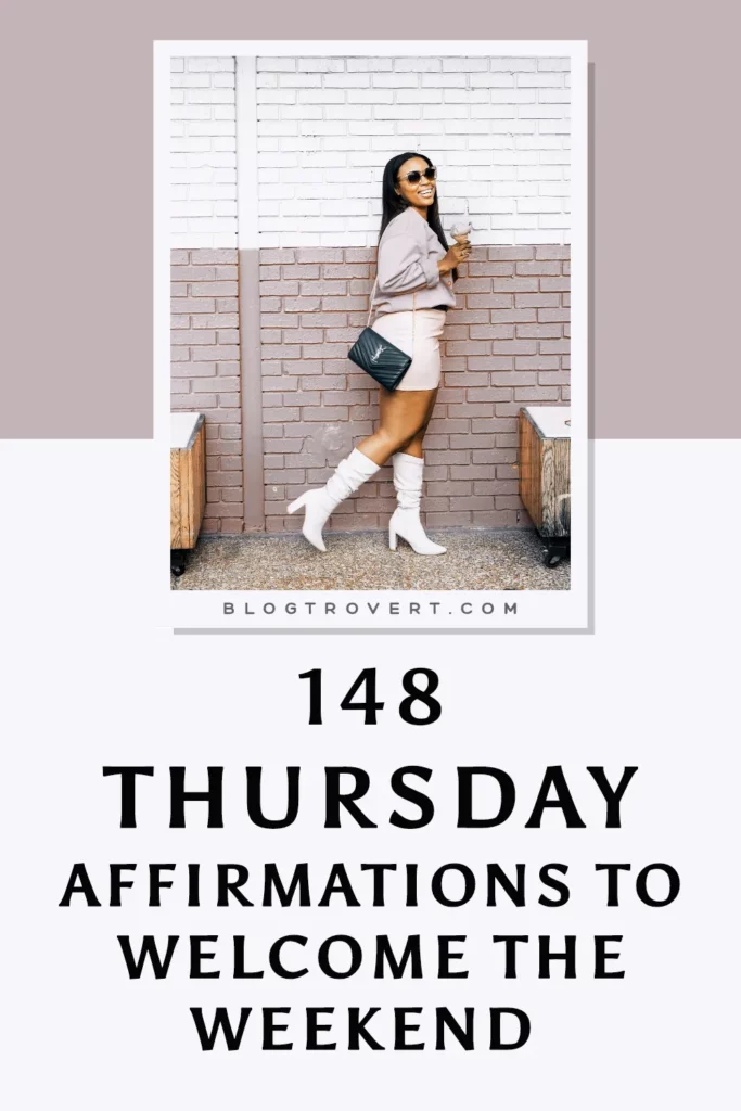 Positive Thursday affirmations