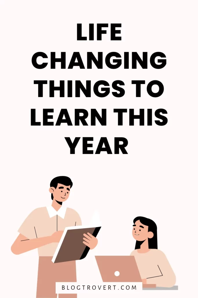 Things to learn this year
