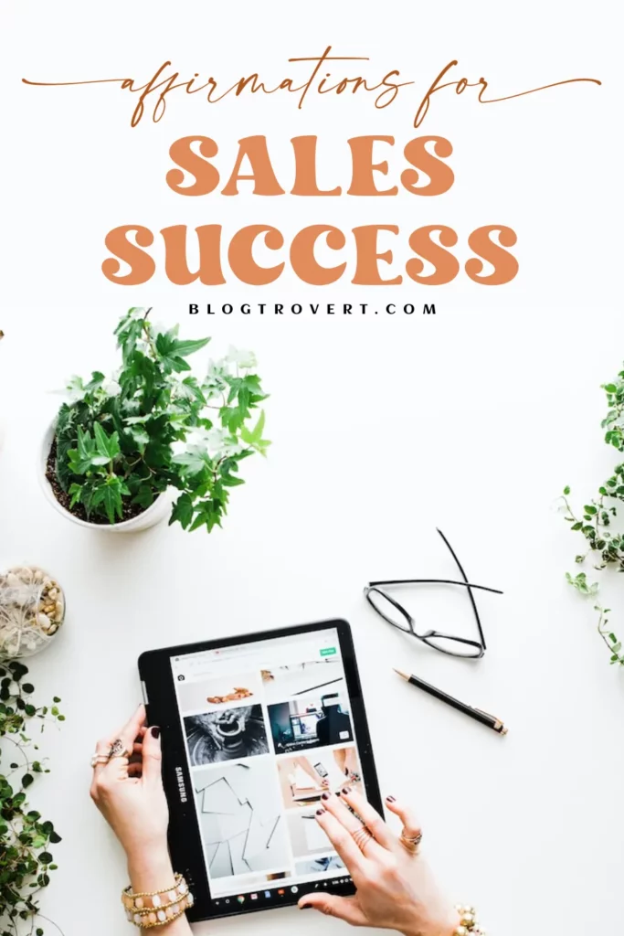Affirmations for sales success