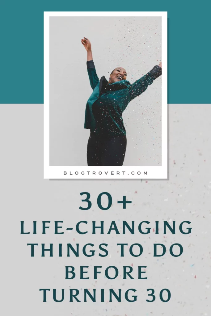 Things to do before 30