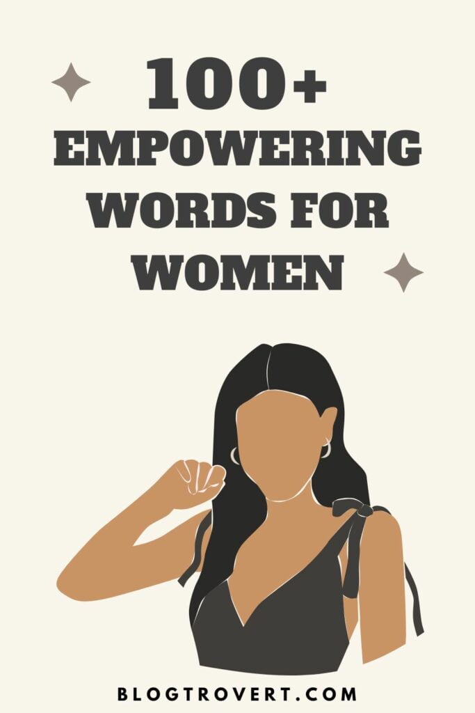 Empowering words for women 