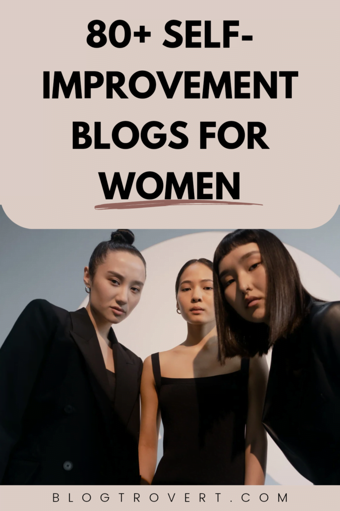 women's self improvement blogs
