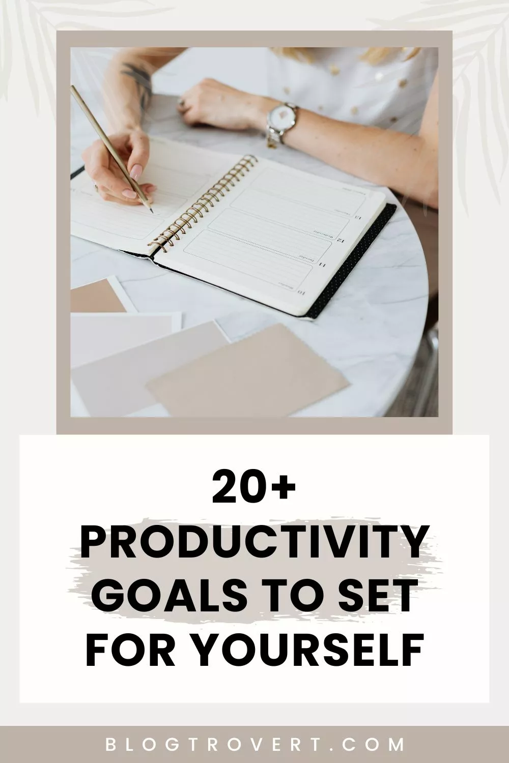 productivity goals to set for yourself